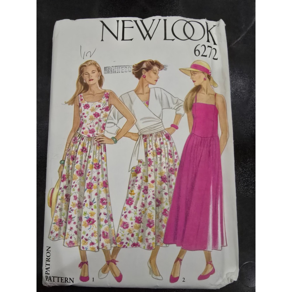 New‎ Look 6272 Sewing Pattern Misses Dress and Jacket Size 8-18 Vintage DIY